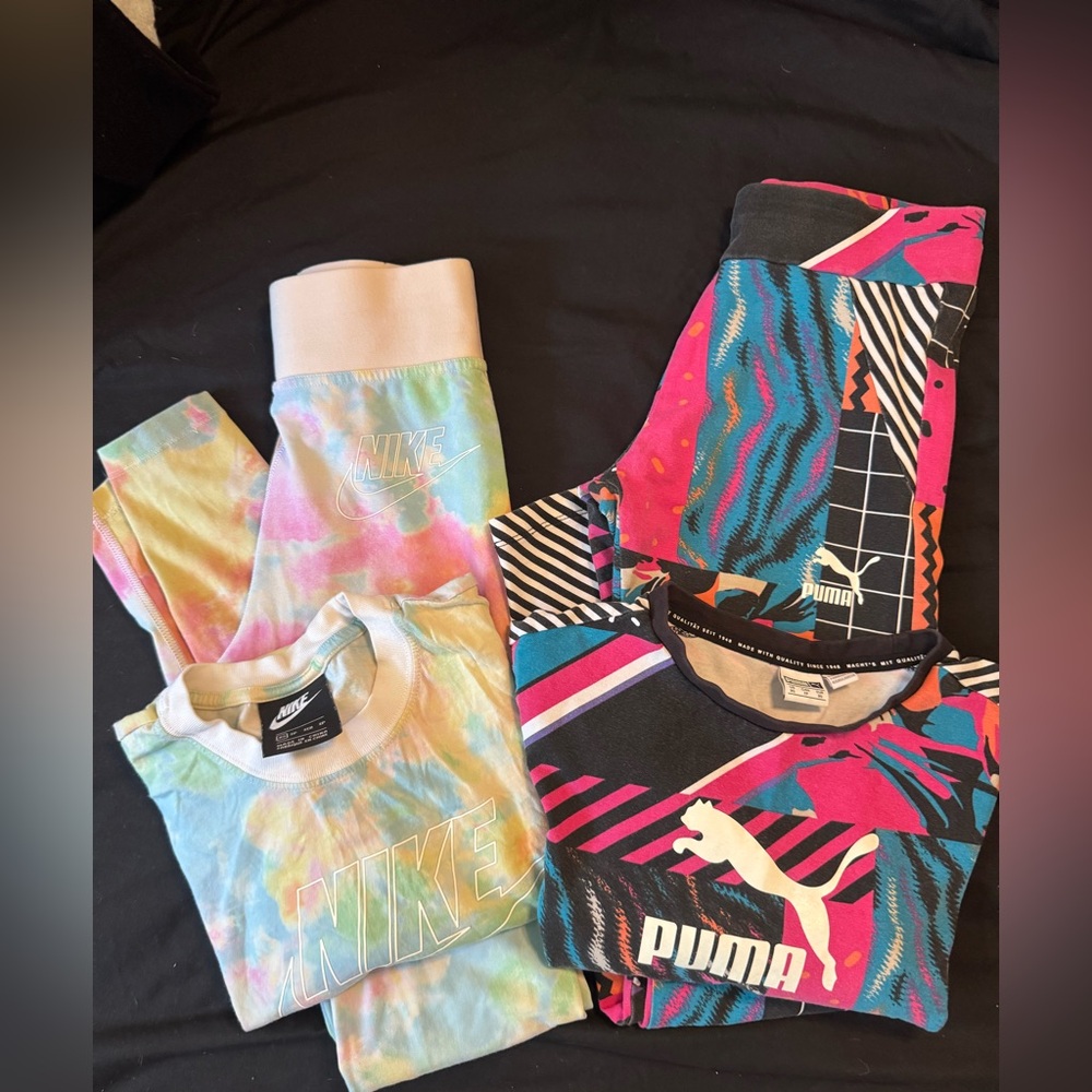 Nike & Puma Matching Set Bundle – Size XS